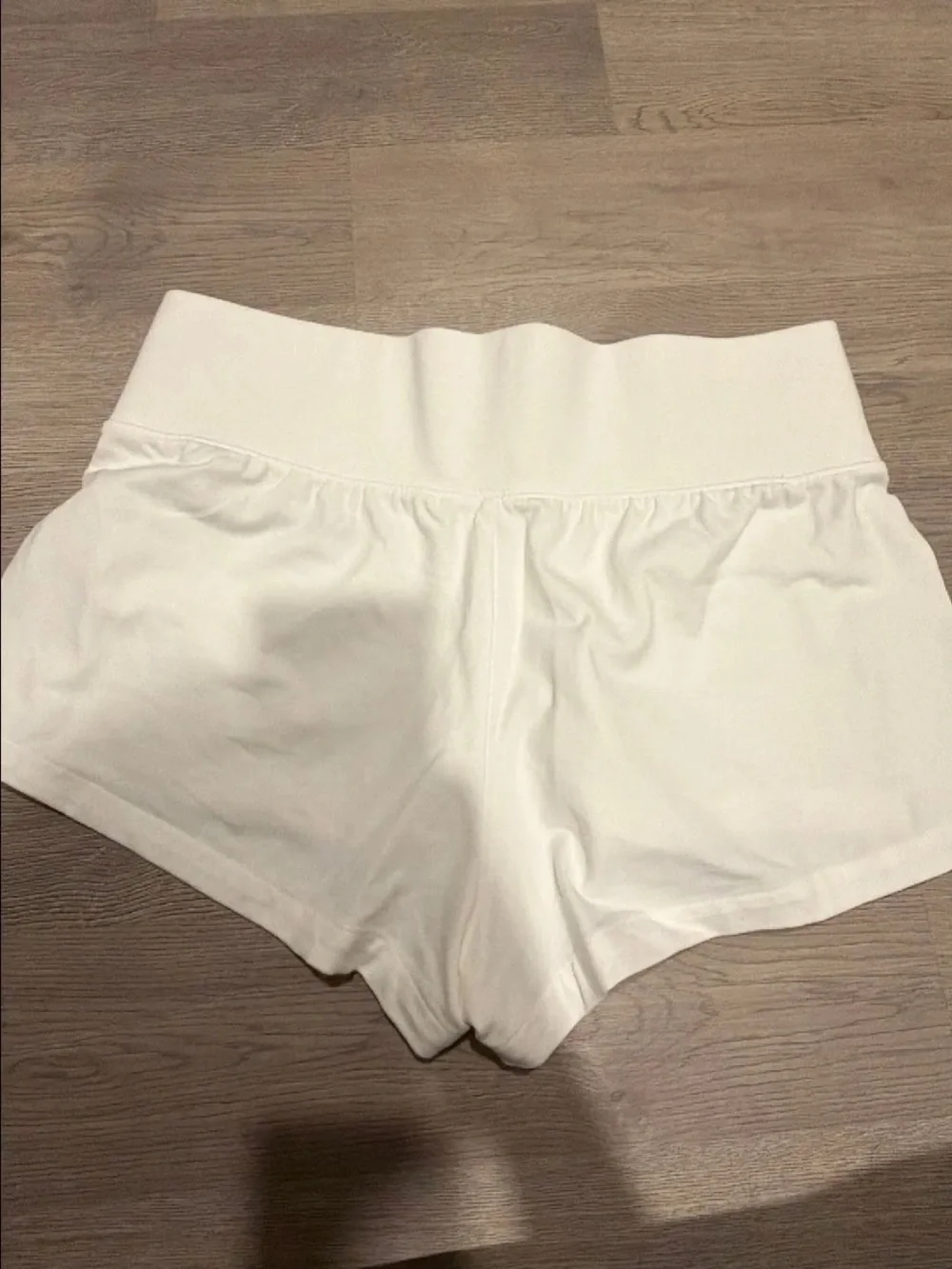 DB Sport Women's Cream Athletic Shorts with Contrast Piping - Picture 3 of 3